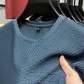 Men's Bamboo Ice Silk Slim Fit Crew Neck T-Shirt