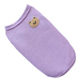 Pet Clothes Spring Summer Cat Dog T-shirt Breathable Waffle Vest Puppy Kitten Pet Supplies Chihuahua French Bulldog Clothing