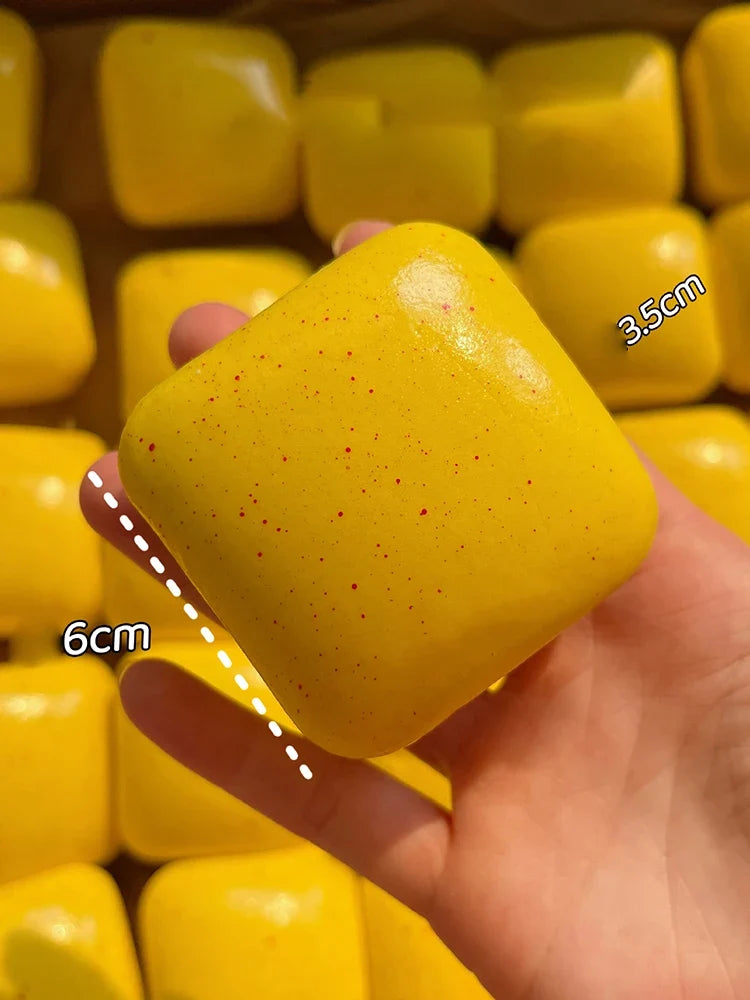 Squishy Simulated Square Bread Squeeze Toy Stress Relief Slow Rising Small Toast Sensory Fidget Toys for Anxiety ADHD Kids Adult