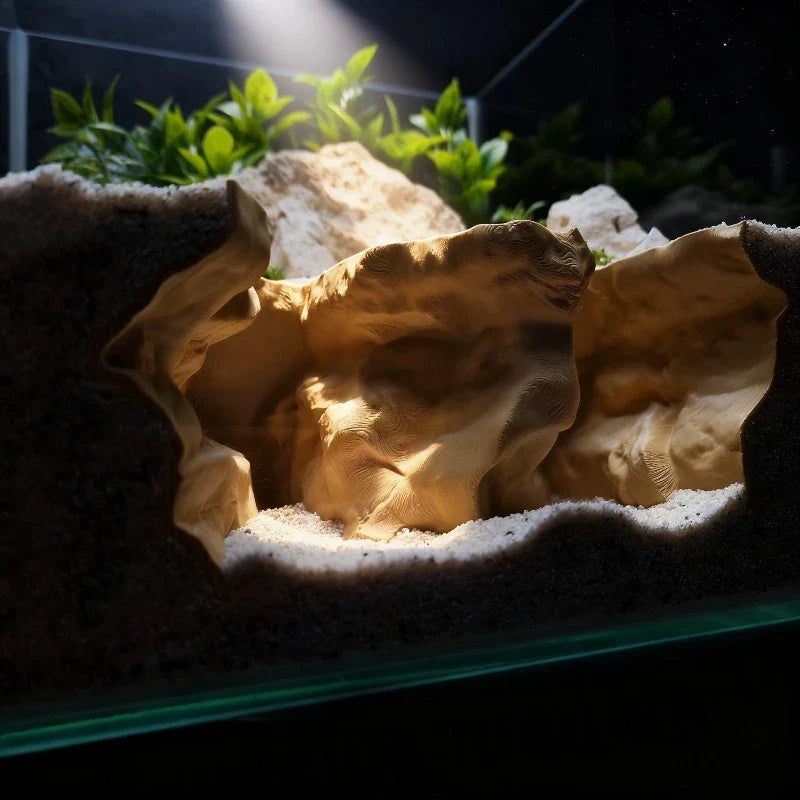 Hiding House for Fish,Shrimp and Reptiles,Landscaping Ornament,3D-Printed Aquarium Decoration,Fish & Aquatic Pet Supplies