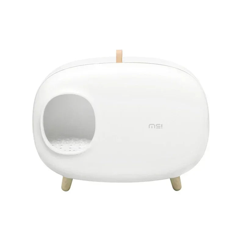 Makesure Cat Litter Box Fully Enclosed Cat Toilet Pet Supplies High-value Cat Toilet Automatic Self-cleaning Litter Box