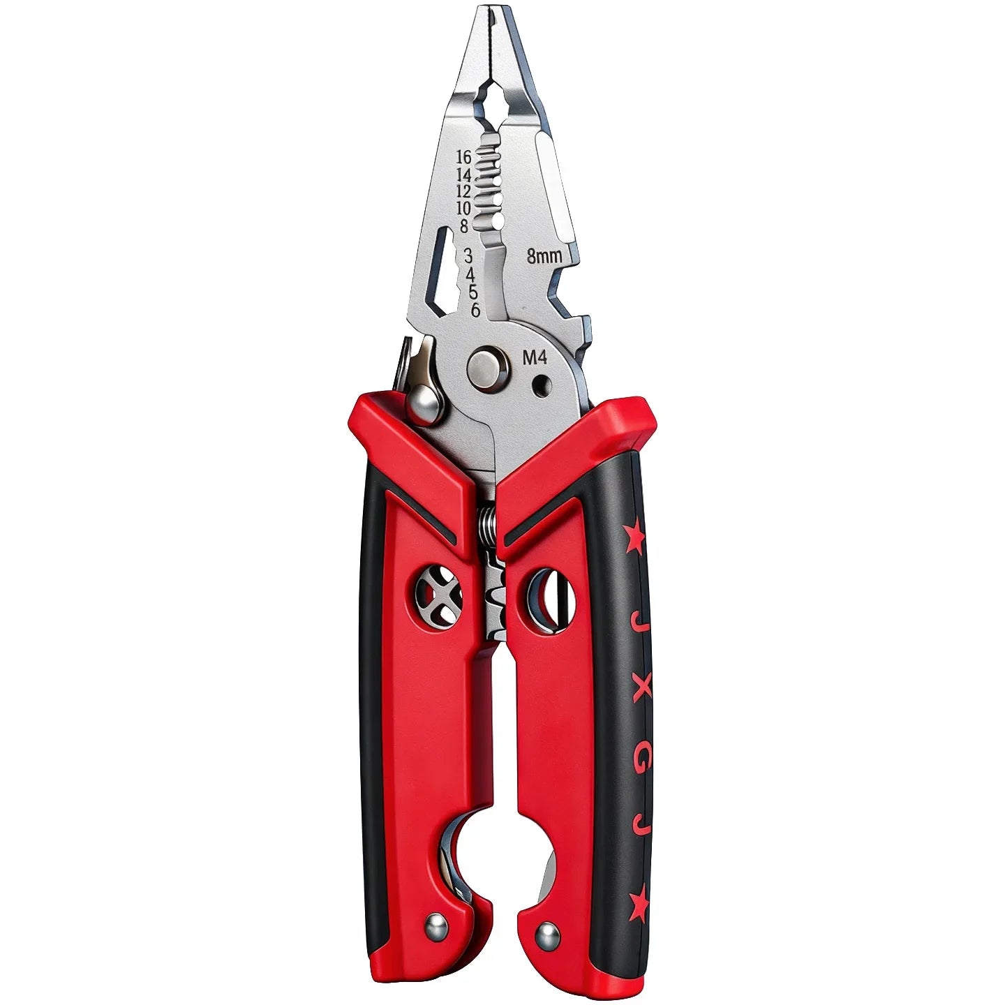 18 in 1 Electrician Pliers Multifunctional Wire Stripper Crimper Pliers Crimping Cutting Professional Electrician Tool