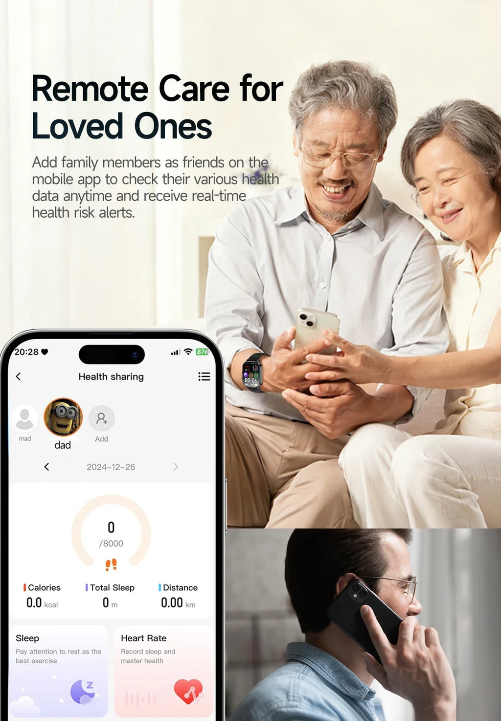 New Men Accurate Health Diagnosis ECG Smart Watch Blood Pressure Blood Oxygen Blood Fat Uric Acid Temp Bluetooth call Smartwatch