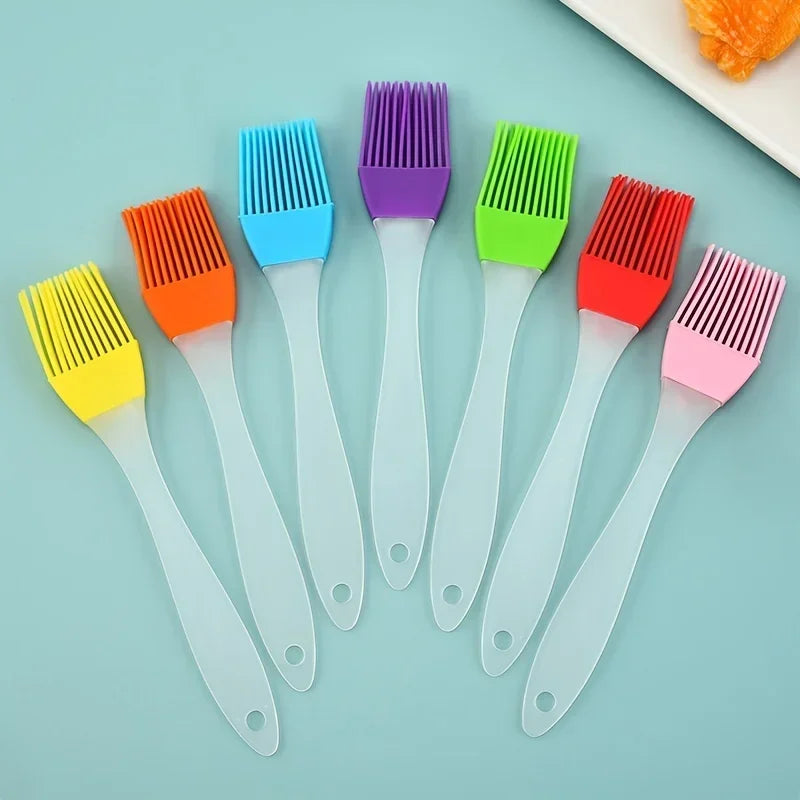 Flour Pastry Brush Can Be Disassembled Silicone Cake Brush Baking Utensil Kitchen Silicone Barbecue Oil Brush