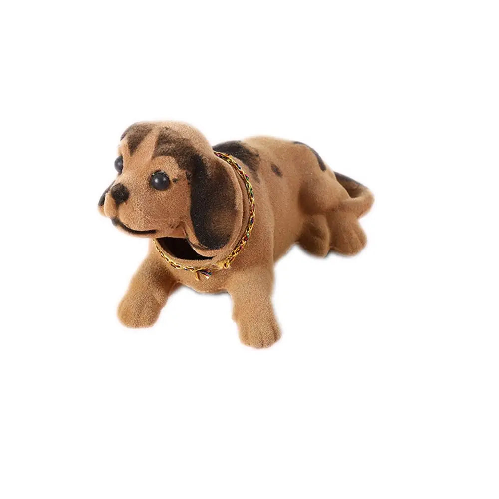 Car Dashboard Nodding Puppy Toys Cute Shaking Head Dog Doll Auto Decor Car Ornaments Kids Gift Auto Interior Accessories