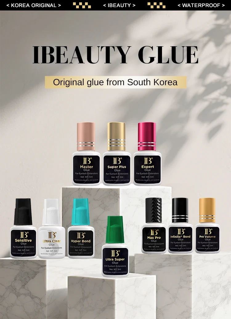 1 Bottle IBeauty Ultra Super Plus Glue Fake Eyelash Extension Korea 0.5s Fast Dry Long Lasting Makeup Tool Adhesive Supplies