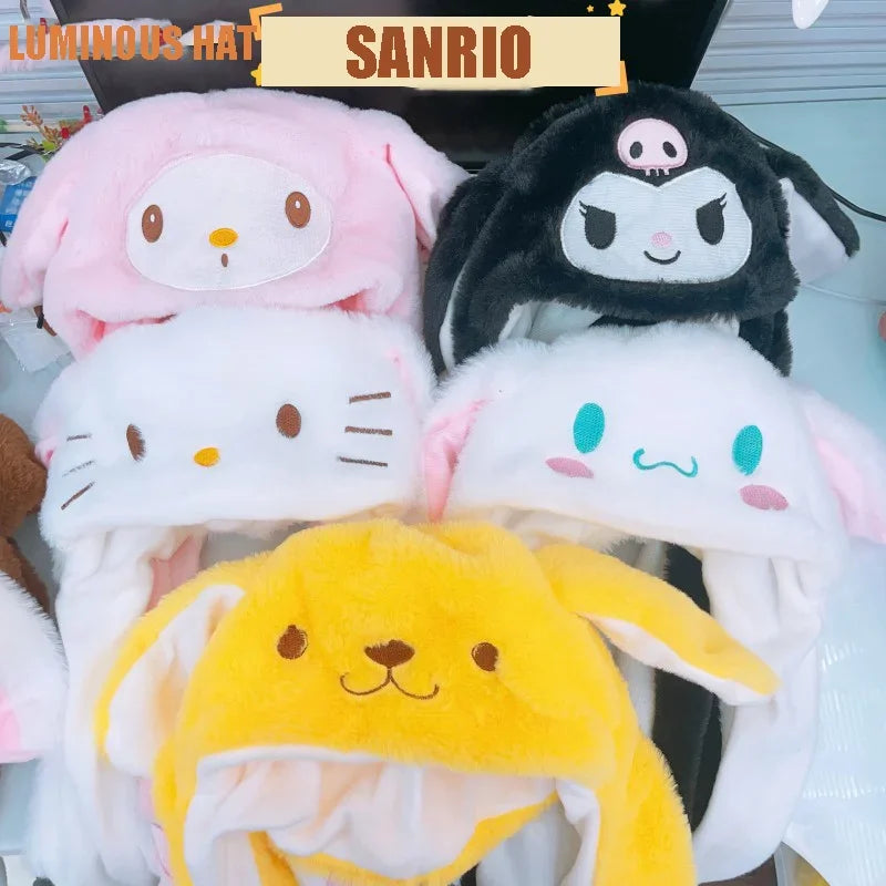 Glow-in-the-Dark Kuromi Plush Cap