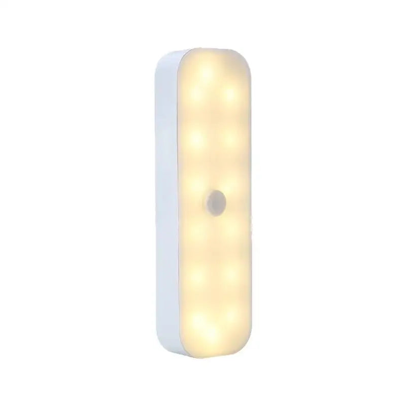 LED Motion Sensor Night Light USB Rechargeable Magnetic Under Cabinet Lighting Wireless Closet Lamp For Kitchen Wardrobe
