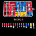 102/280/300/480PCS Wire Connector Kit Male Female Insulated Terminals Cold Crimp Terminals Assorted Crimp Terminals Spade