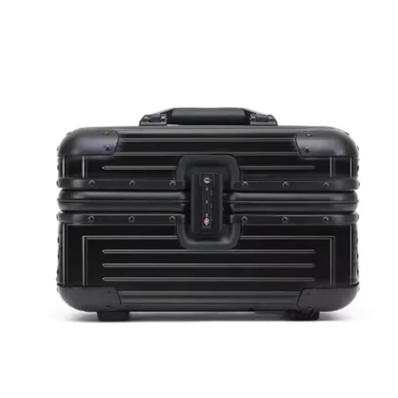 Professional Makeup Case for Makeup Artist Suitcase 16" Makeup Bag Trolley Mirror Lights Cosmetics Storage Box Rolling Luggage