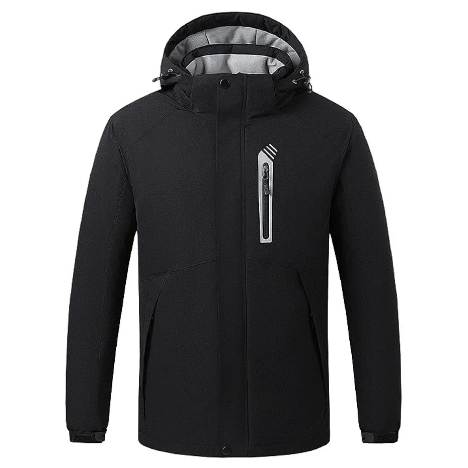 Heating Jackets Men Winter Warm Heated Windbreaker 8 Zones Electric Heated Coat Waterproof Coat Plus Size 5XL Outerwear Male