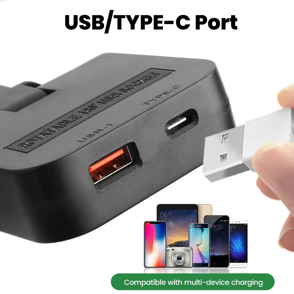 180° Rotatable Travel EU Extension Socket 3-in-1 Universal Power Converter European Standard Wireless Outlet Adapter 250V 2500W