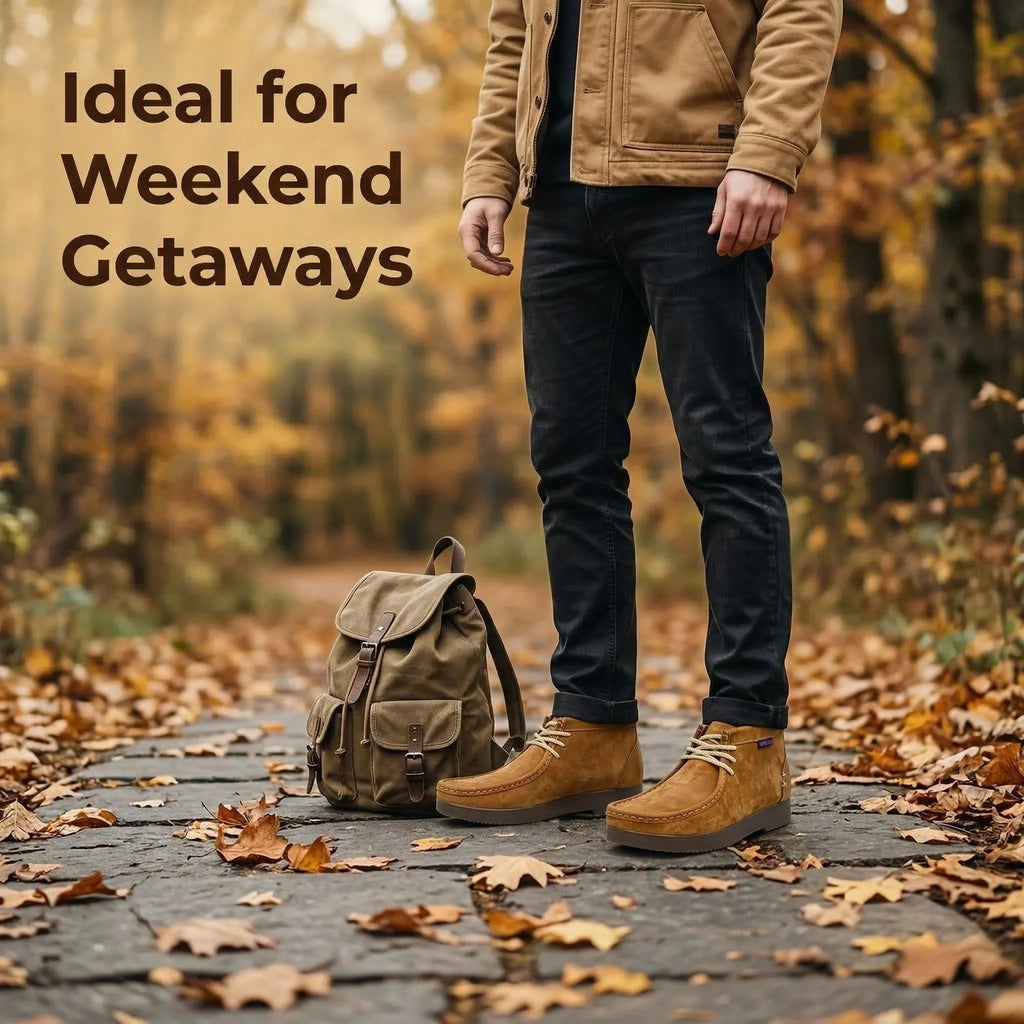 Men's Premium Leather Handcrafted Sewn Boots Elegant Mocassin Man Shoes, Chelsea Boots Men, Botas Para Hombre, Chukka Boots