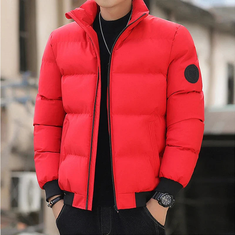 Men Down Jackets 2026 New Thick Warm Winter Bomber Jackets Puffer Jackets Down Coats High quality Fashion Casual Winter Coat Men