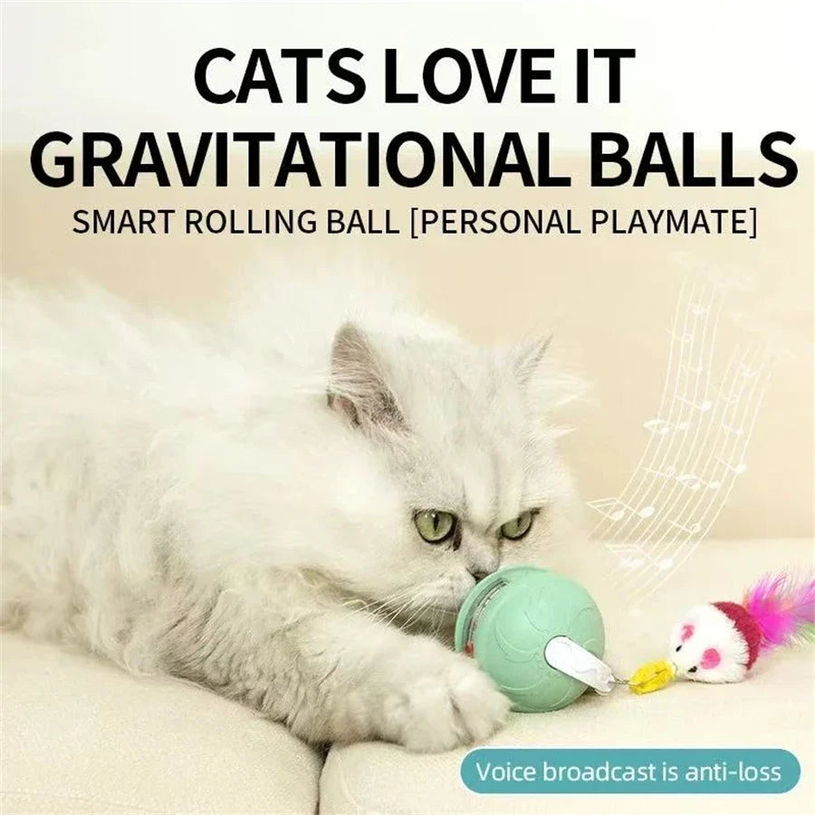 Intelligent Dog Toy Ball Electronic Interactive Cat Toy Usb Automatic Moving Bouncing Ball For Large Medium Dog Holiday Pet Gift