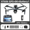 Lenovo XT606 GPS Drone 4K Professional  8K HD Dual Camera Gimbal  360°Obstacle Avoidance Brushless RC Quadcopter Dron toys