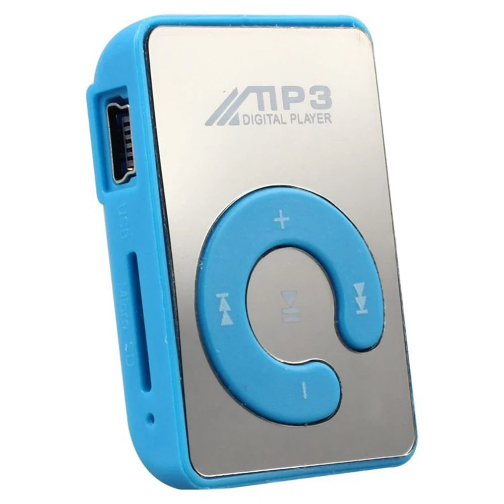 C Key Portable HiFi Mini Clip USB MP3 Player Walkman Music Support Micro TF Card Expandable Up To 16GB Outdoor Sports Walkman