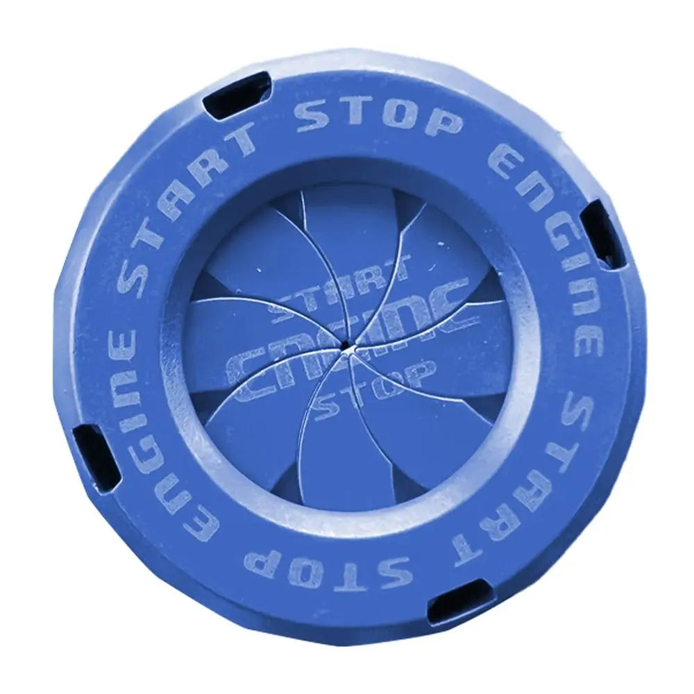 1-Key Start Button Decorative Cap Car Interior Sticker Ignition Device Decor Ring ABS Universal DIY Lock Motorcycle Key Cover