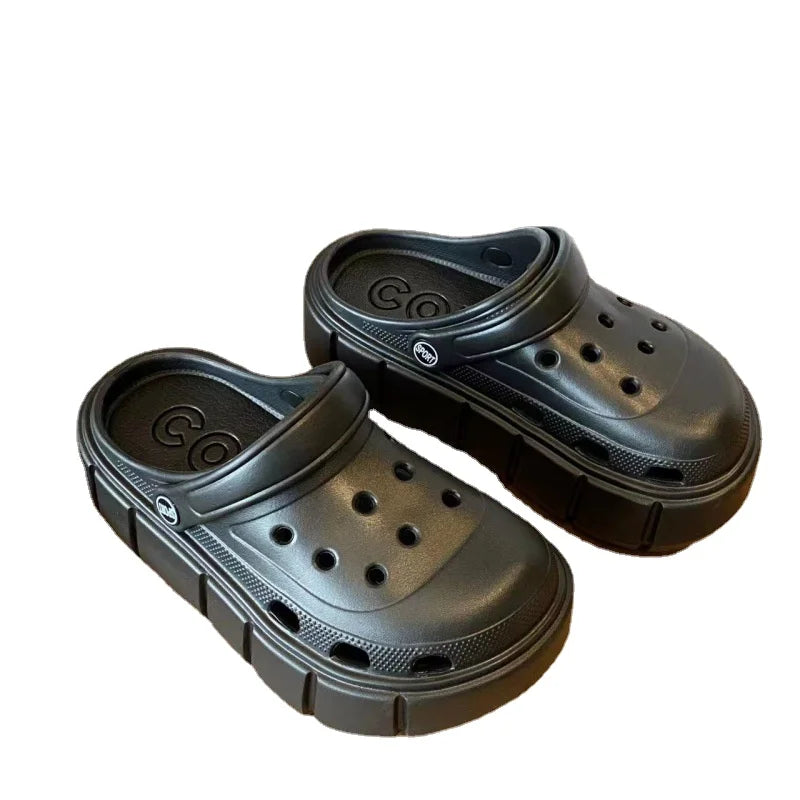 Fashion Charms Clogs New Arrival Thick Sole Outdoor Women Slippers High Quality Summer Beach Sandals For Girls