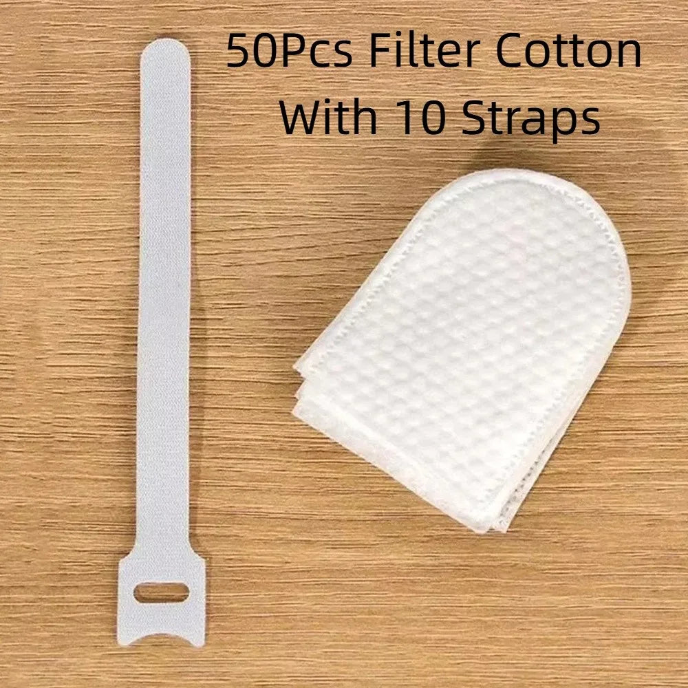 20/50Pcs Anti-splash Faucet Filter Cotton Thickened Filter Disposable Tap Water Filter Bag Removes Impurities