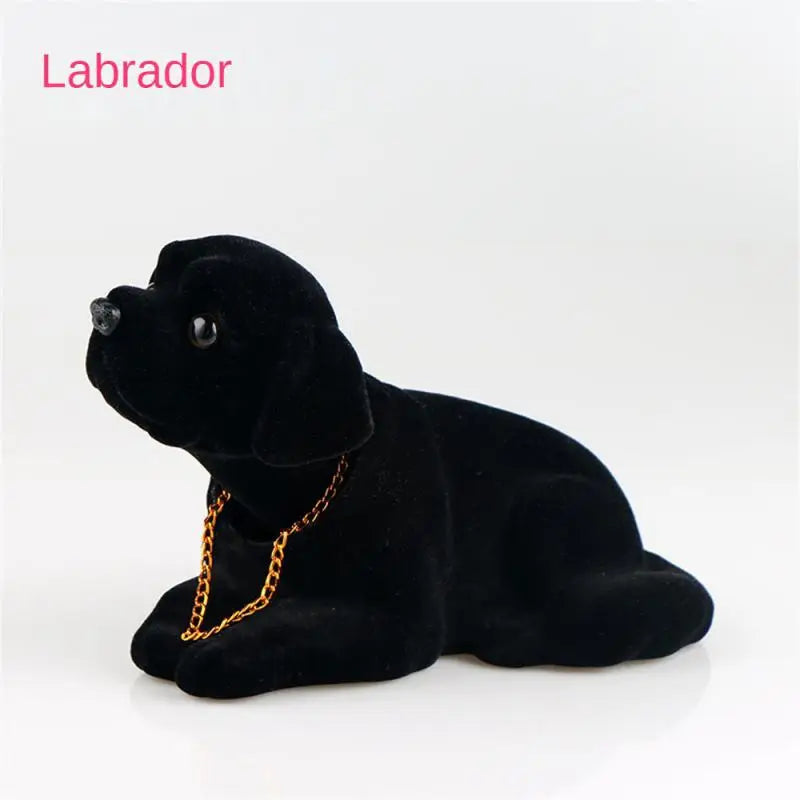 Car Ornament Shaking Dog Nodding Puppy Doll Cute Auto Dashboard Interior Decoration Shakes Head Bobblehead Dog Home Furnishings