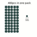 400 Pieces of Self-Adhesive Solid/Hollow 18650 Battery Insulation Pads, 18650 Battery Insulation Rings, 18650 High-Density Paper, Insulation Pad Circles, Single-Sided Adhesive Batteries
