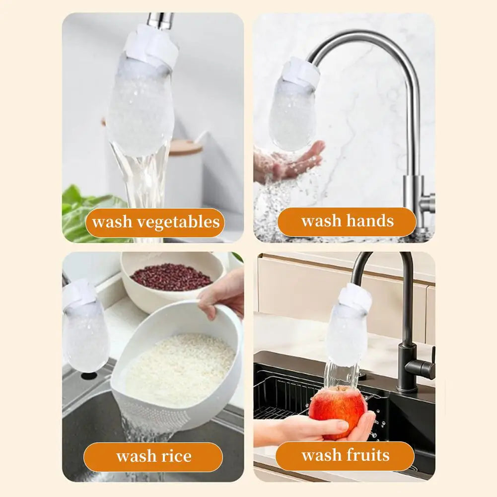 Disposable Faucet Filter Bags Universal Water Filter Accessory for Purifying Tap Water & Removing Impurities