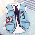 T-Shirt for Small Pet Supplies Cartoon Clothing Shirt Casual Puppy Dogs Soft Vests Summer Pet Dog Clothes