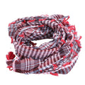 Breathable Shemagh Tacticals Desert Scarf Wrap Winter Shawl Neck Warmer Cover Head Wrap Windproof Tassels Scarf
