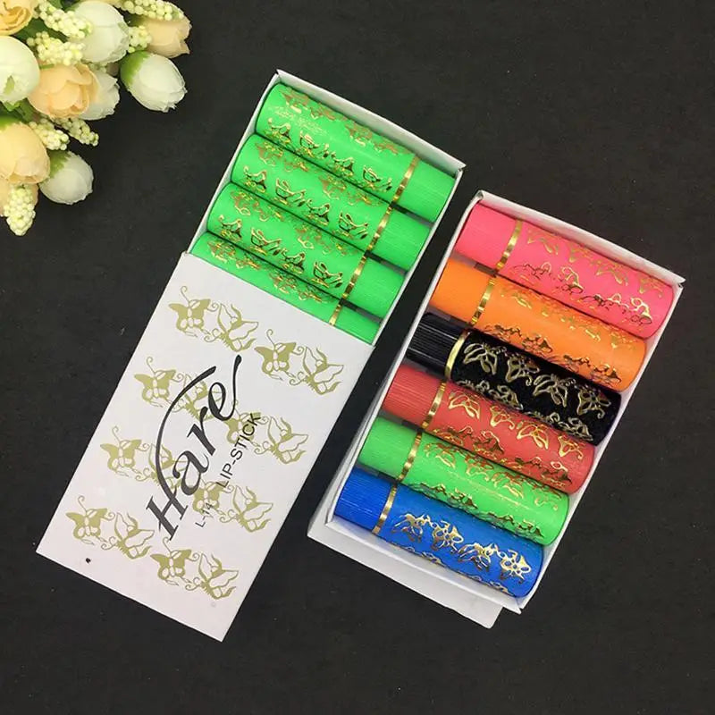 Sexy Matte Velvet Lipstick Set Waterproof Makeup Fashion Style Color Lasting Lip Tube Cosmetics Non-greasy Moisturizing Gifts