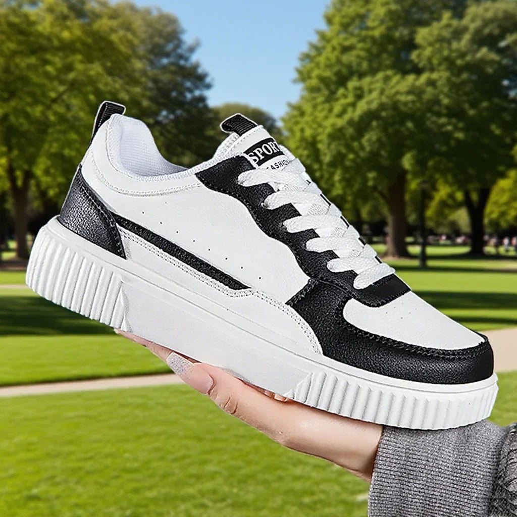 Fashion Women Casual Shoes Breathable Walking Flat Shoes Sneakers White Female Footwear Sports Running Outdoor Walking For Men