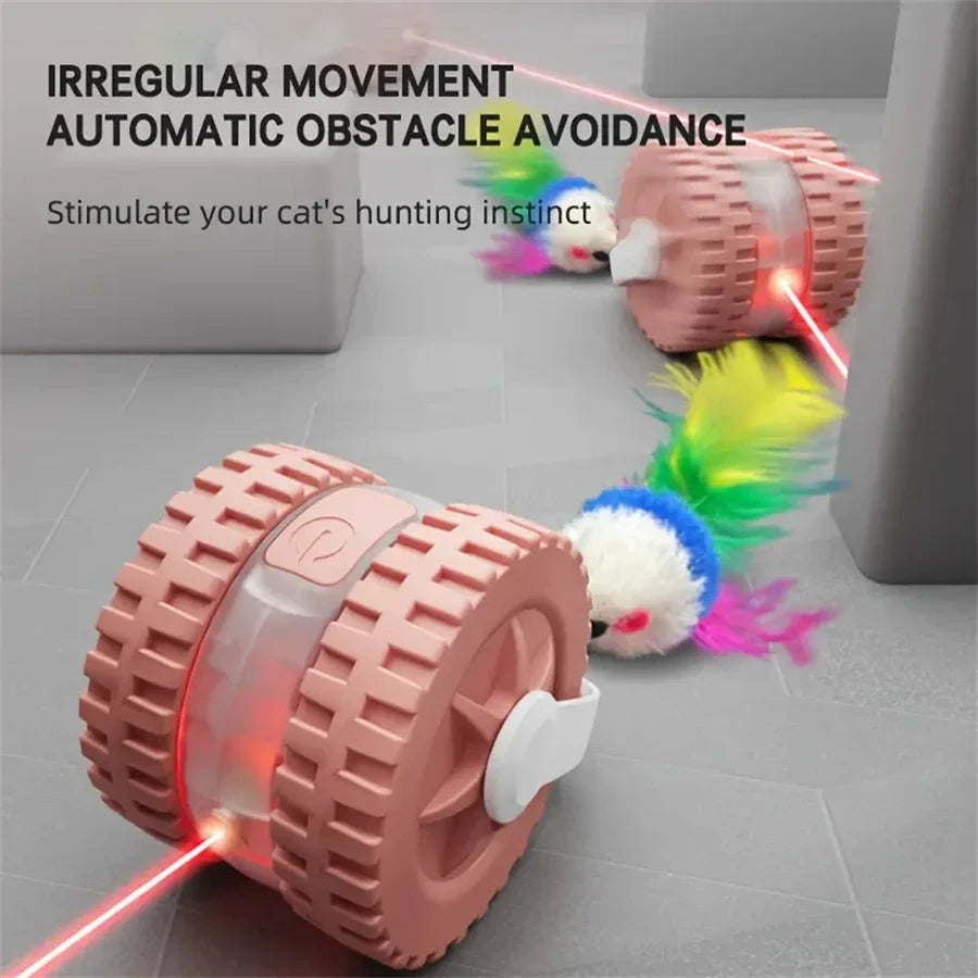 Intelligent Dog Toy Ball Electronic Interactive Cat Toy Usb Automatic Moving Bouncing Ball For Large Medium Dog Holiday Pet Gift