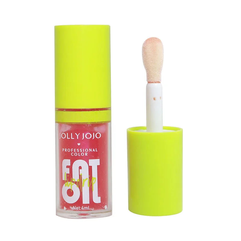 Lip Gloss Moisturizing Lip Plumper Oil Liquid Lipstick Long Lasting Makeup Transparent Lip Oil Tinted for Lip Care Cosmetics
