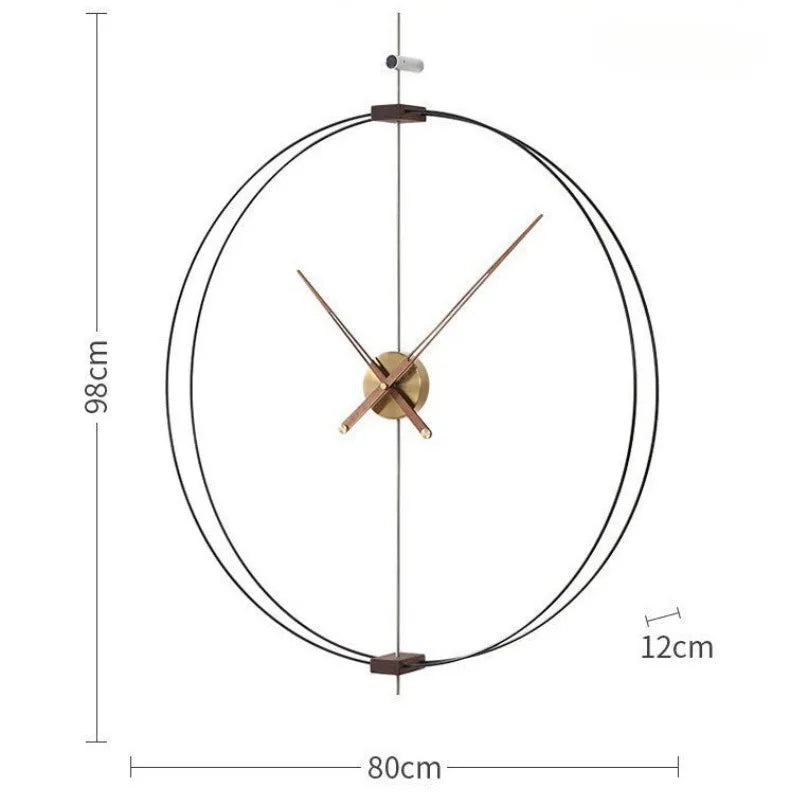 Silent Wall Clock Modern Minimalism Wall Clock Dining Room Large Decorative Hanging Clocks Living Room Aesthetic Accessories