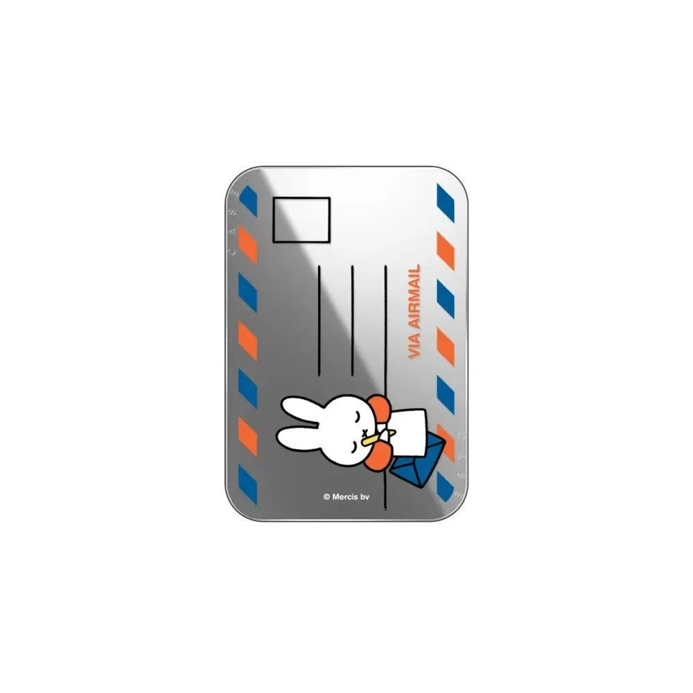 Kawaii Miffy Magnetic Phone Stand Cute Mirror Surface Foldable Portable Desk Holder Smartphone Viewing Streaming Girl Gift