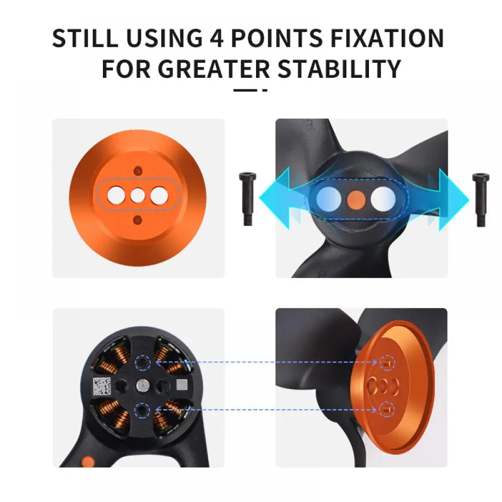 4PCS Aluminum Motor Cap Dust Protective Cover for DJI Avata 2 Drone Engine Scratchproof Protector for DJI Avata 2 Accessories