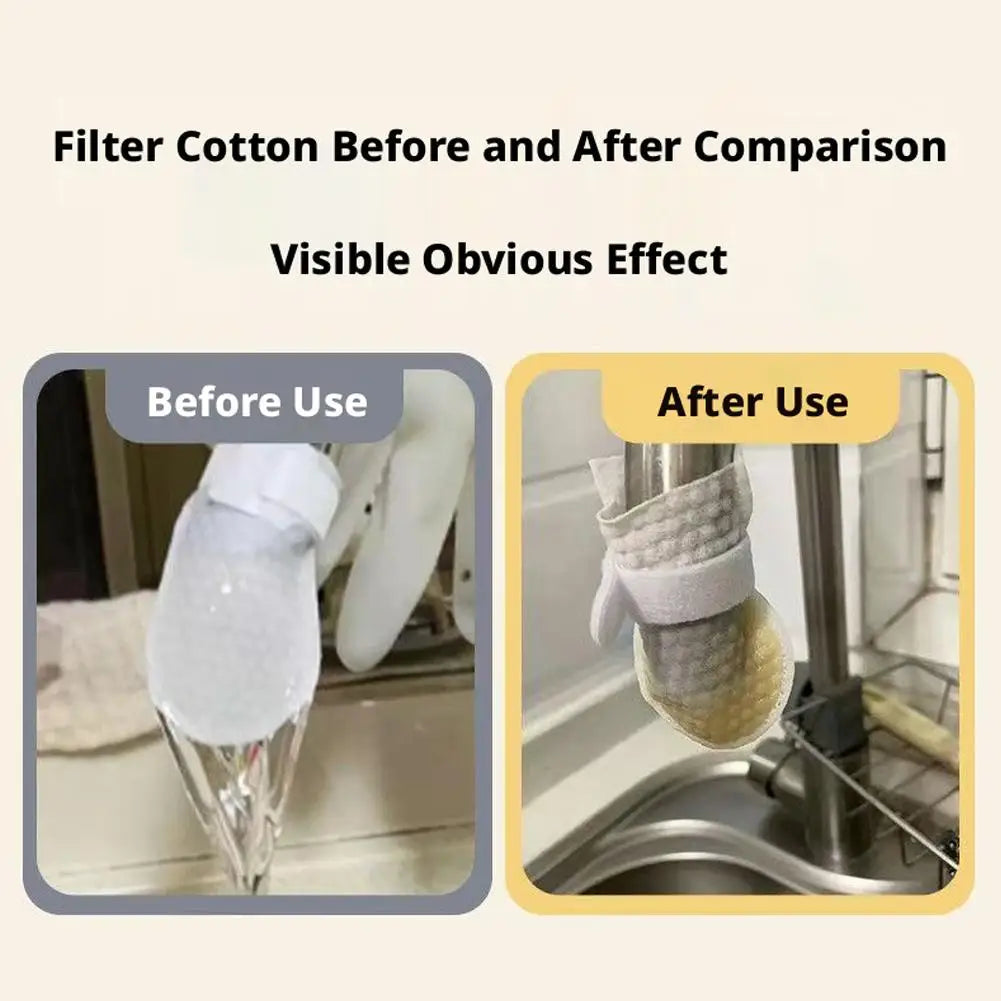Disposable Faucet Filter Bags Universal Water Filter Accessory for Purifying Tap Water & Removing Impurities