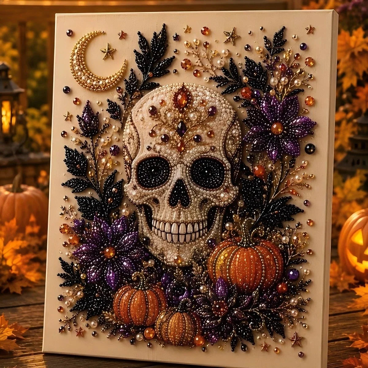 Originality Diamond-Painting Kit Holiday Pearl Diamond-Painting Art DIY Assembly Craft Activity Home Decor Christmas Gifts