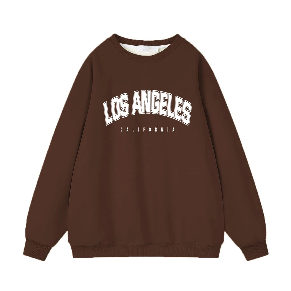 Hirsionsan Letter Print Women Sweatshirt 35% Cotton Soft Basic Loose Female Pullovers Korean Hoodies 2023 AutumnNew Y2k Fleece