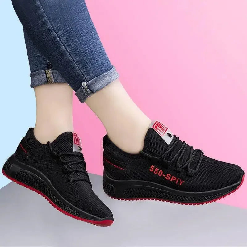 Tenis Feminino 2025 Autumn Hot Sale Women Flats for Outdoor Sneakers Air Mesh Walking Jogging Trainers Basket Chaussures Femme