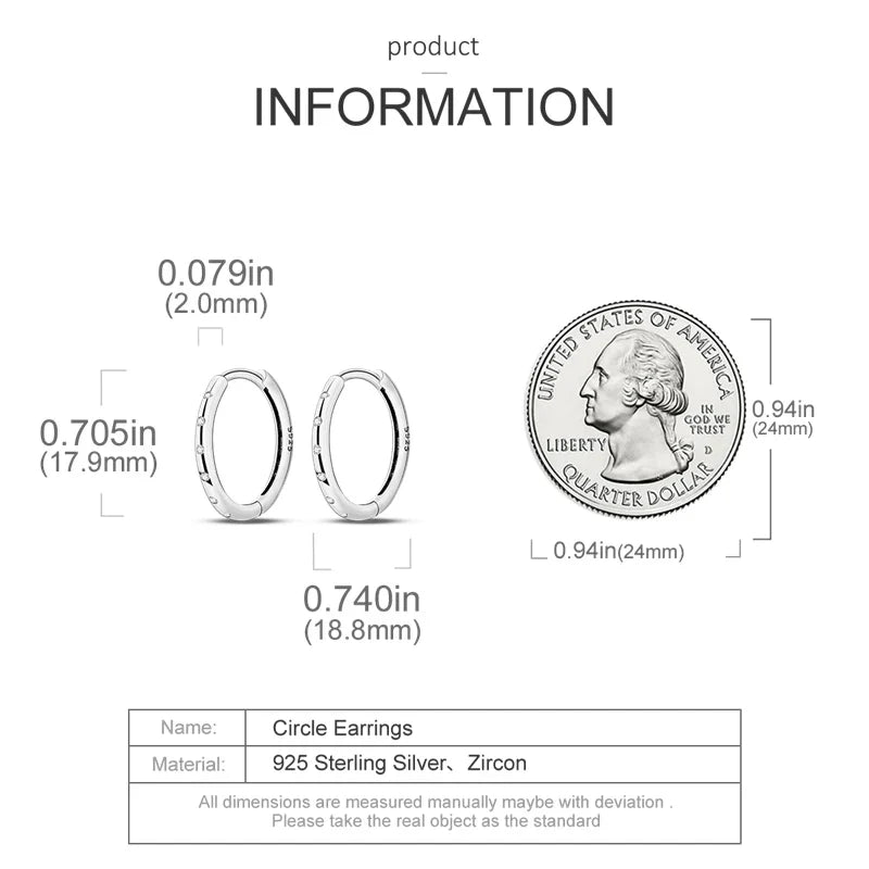 Genuine 925 Sterling Silver Love Feather Earrings Fit Original Charms Hoop For Women Girls Stud Earring Fine Jewelry Gifts