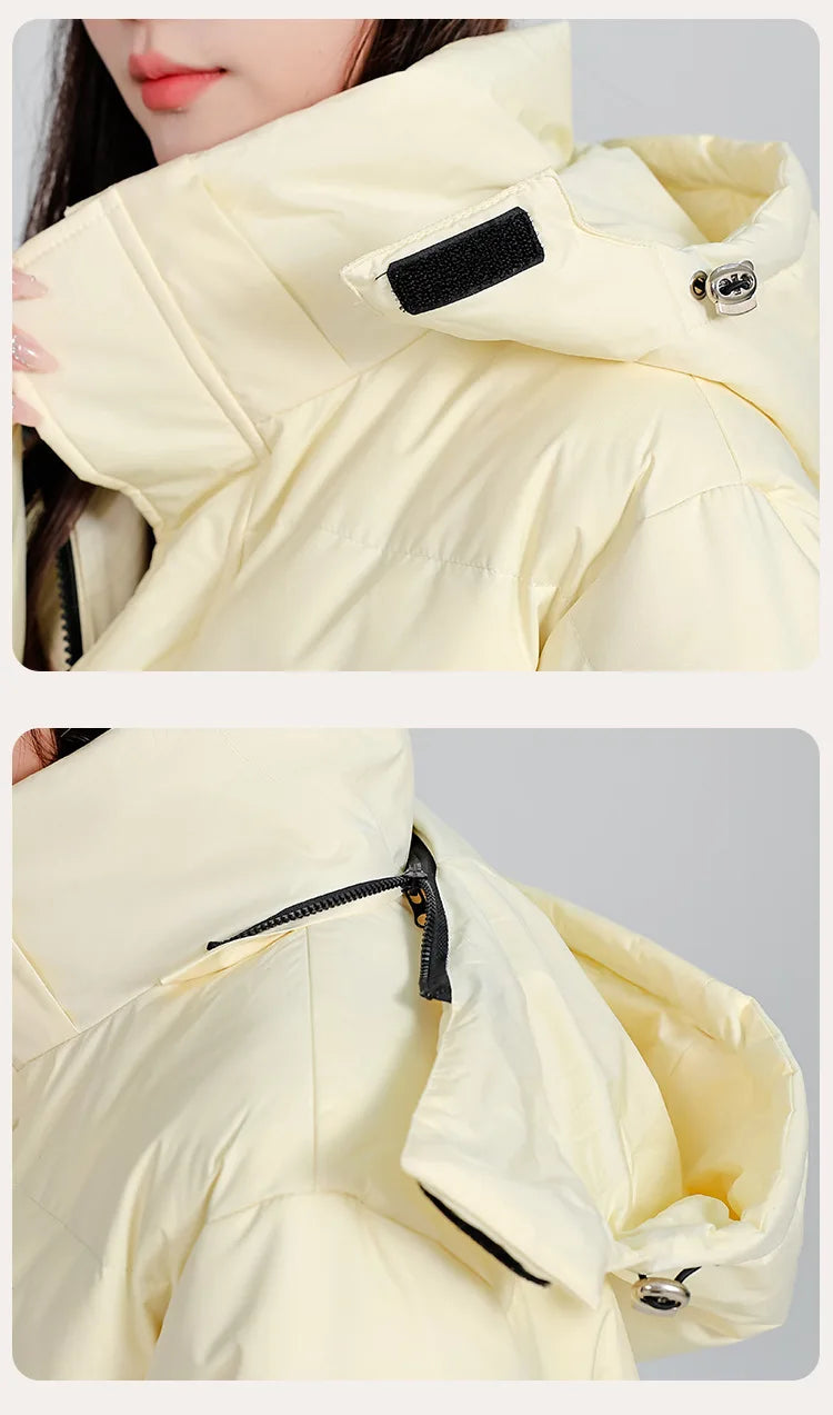 Women's winter down jacket coats Parkas Warm Woman clothes brand luxury Long Padding padded puffer jackets outerwears HXY289