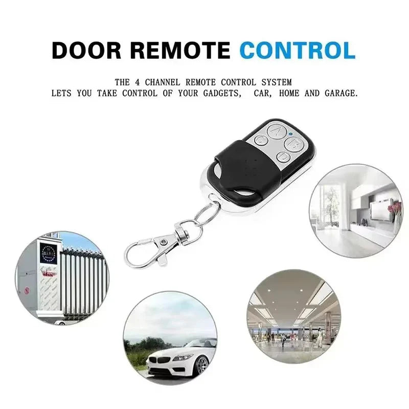1/5/10PCS 4 Buttons 433MHZ Door Opener Remote Control Clone Fixed Learning Rolling Code Duplicator Garage Universal Garage
