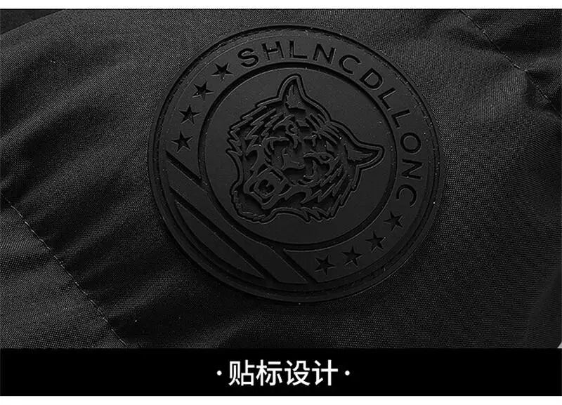Men Down Jackets High quality Fashion Thick Warm Winter Bomber Jackets Puffer Jackets Parkas Coats Waterproof Mens Winter Coats