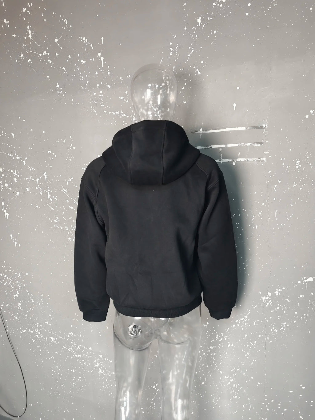 PFNW New Autumn Men's Sweatshirt 2025 Solid Color With Hat Long Sleeve Zipper Korea Fashion Male Tops 28W8776