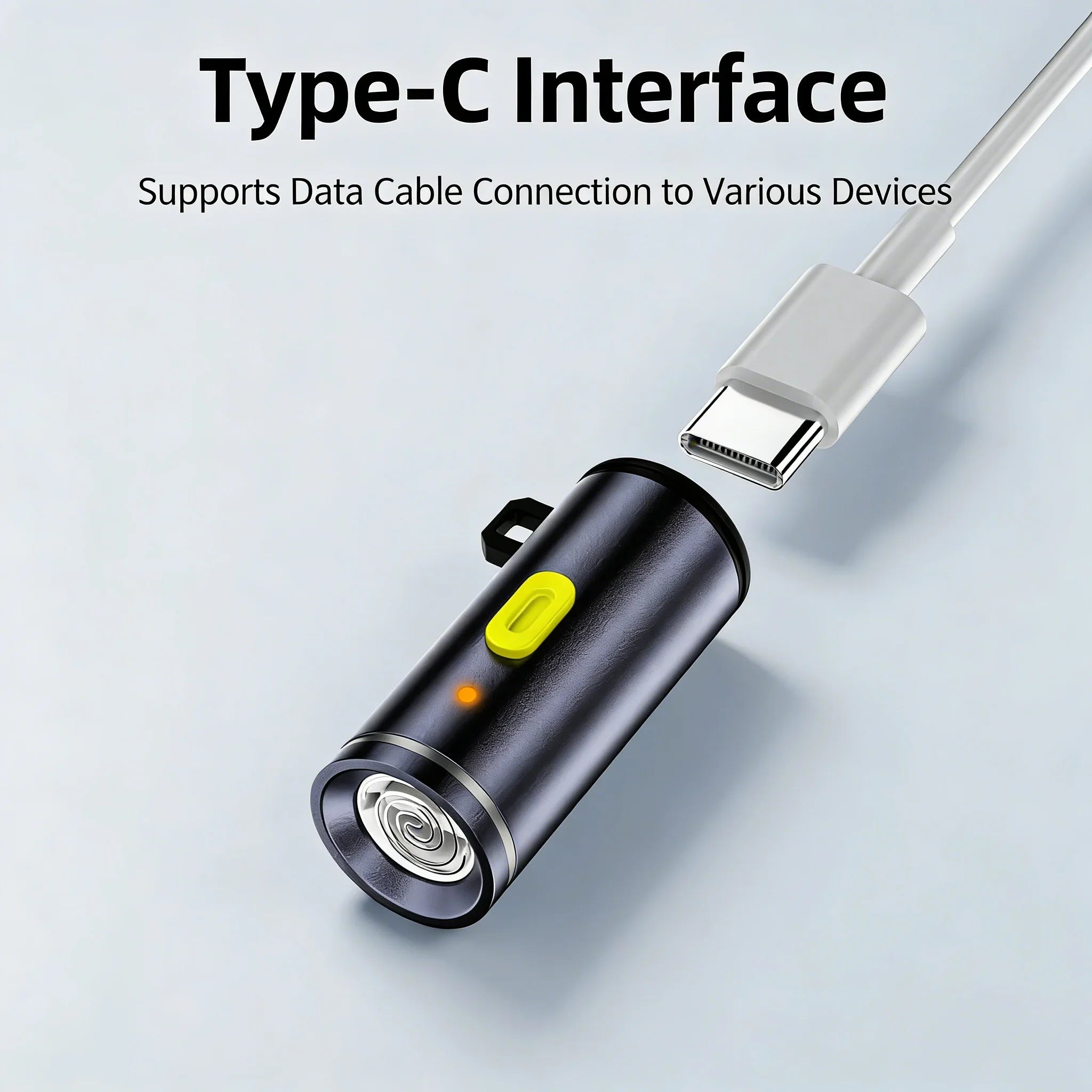 Mini USB-C Electric Lighter - Flameless Compact Portable For Air Travel & Outdoor Activities