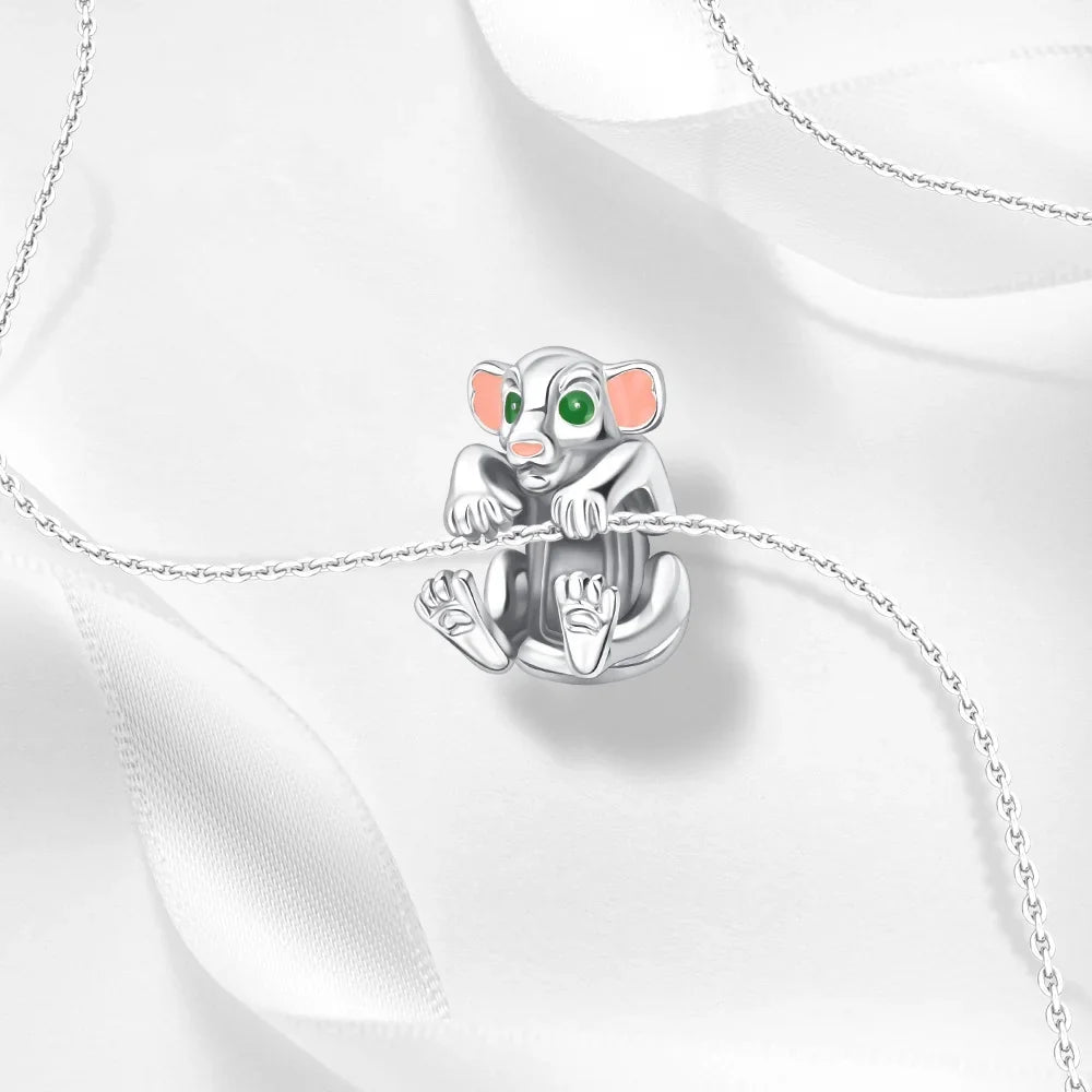 DSN 925 Silver King Of The Grasslands 2026 Charm Beads Pendant Fits Bracelet Necklace DIY Women Festival Party Jewelry Gifts