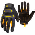 1Pair Work Gloves Men & Women, Utility Mechanic Working Gloves High Dexterity Touch Screen For Multipurpose,Excellent Grip