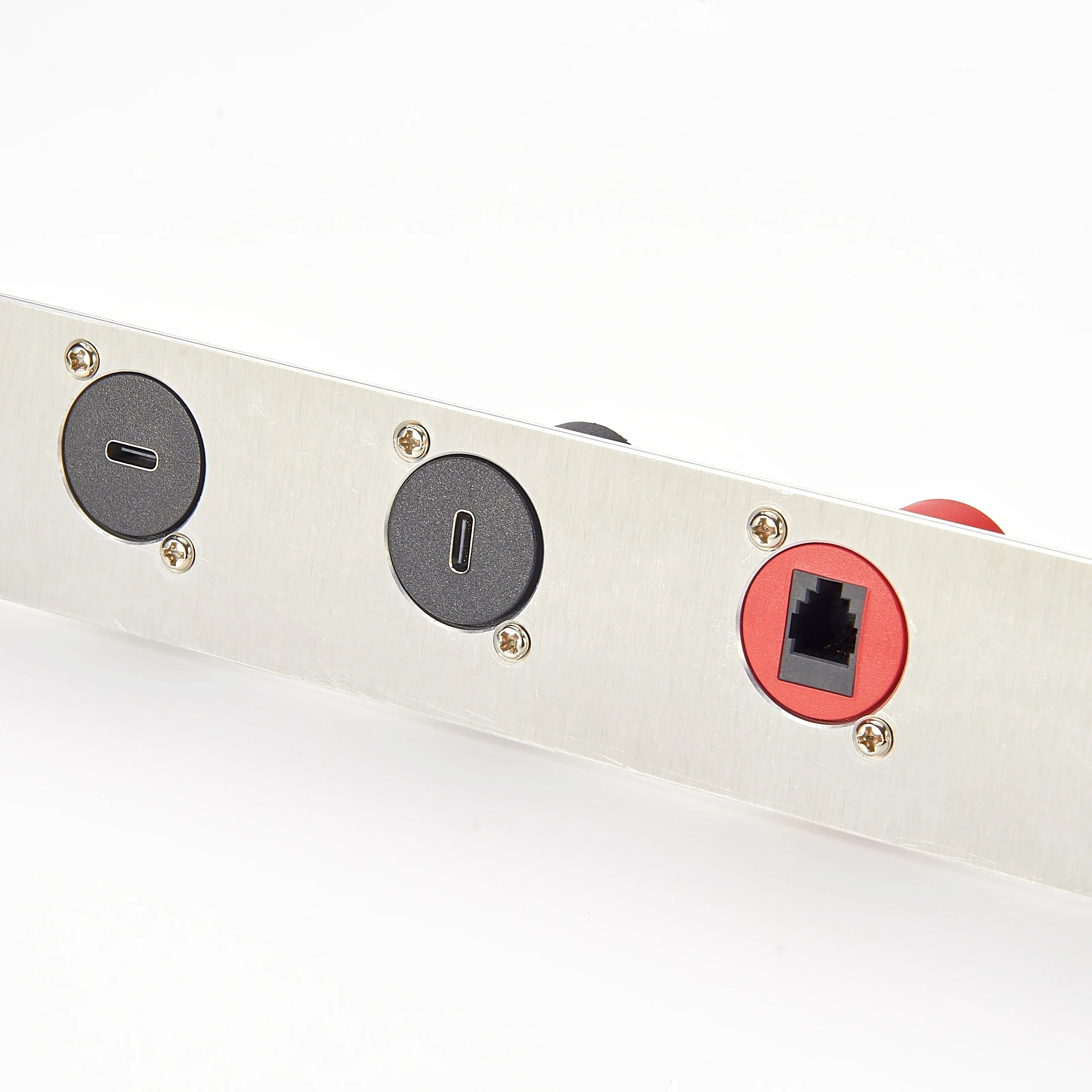 10Gbps USB C to USB C Panel Mount Adapter D-Type XLR Shell Type C 3.1 Female to Female Straight Connector Mounting Socket