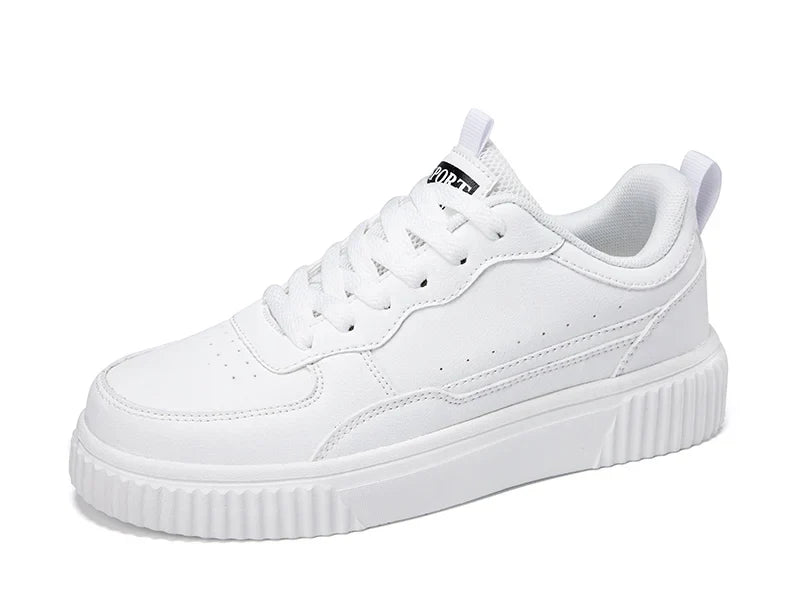 Fashion Women Casual Shoes Breathable Walking Flat Shoes Sneakers White Female Footwear Sports Running Outdoor Walking For Men